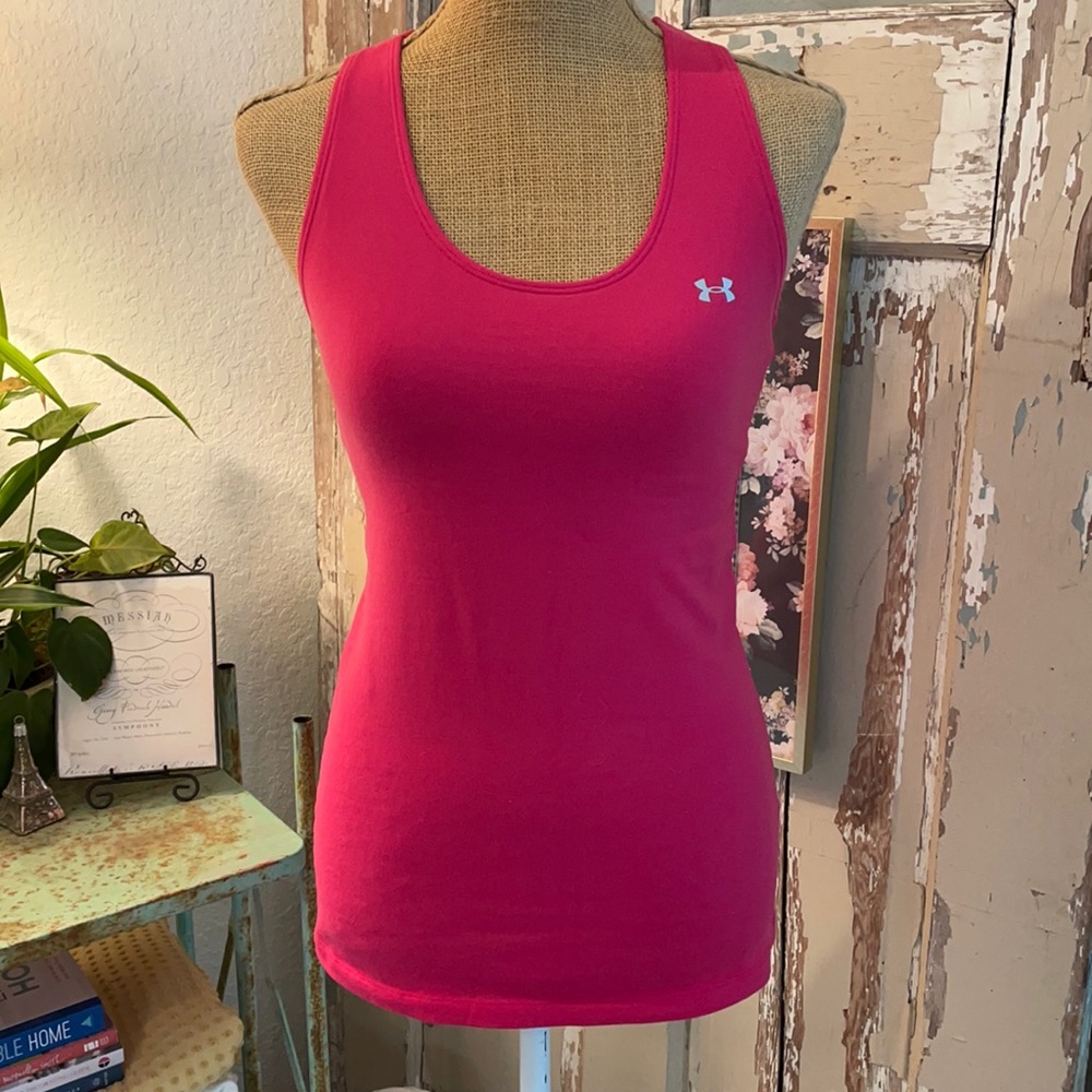 Under Armour Pink Tank Top SZ small